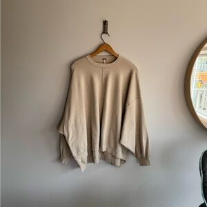 Free people small Light Tan Pullover